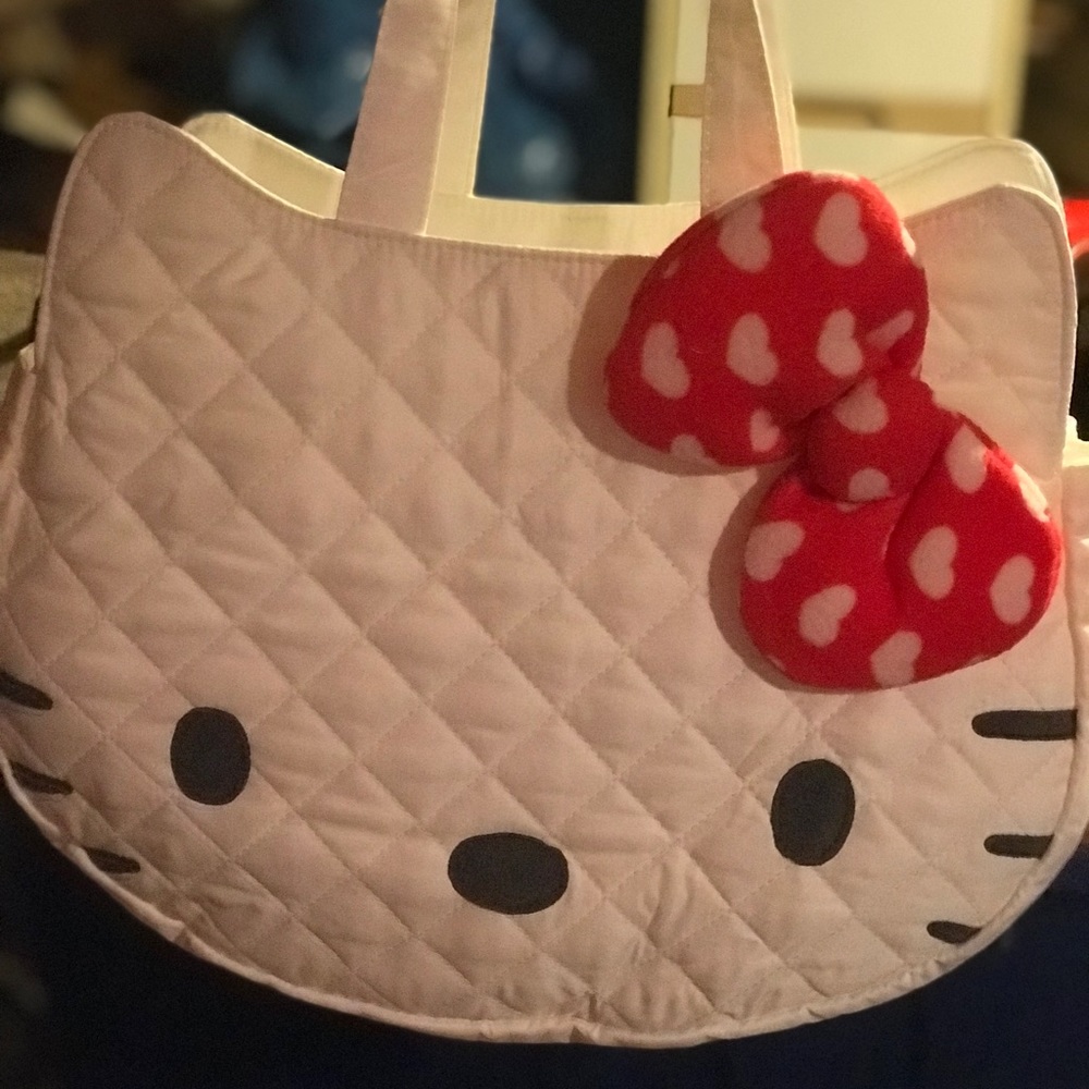 Brand new Hello Kitty face tote bag